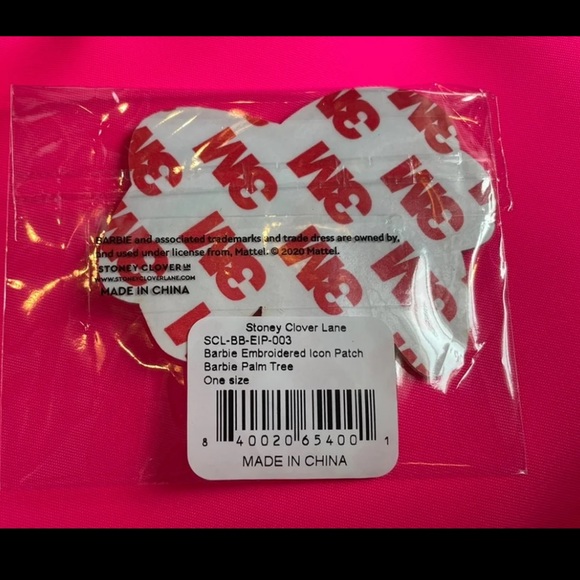 SCL x Barbie Palm Tree Patch - BNWT - Picture 3 of 3